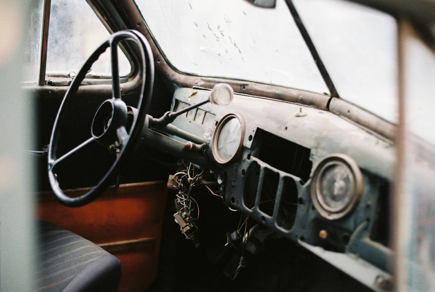 Untinted Glass — sun control film, before